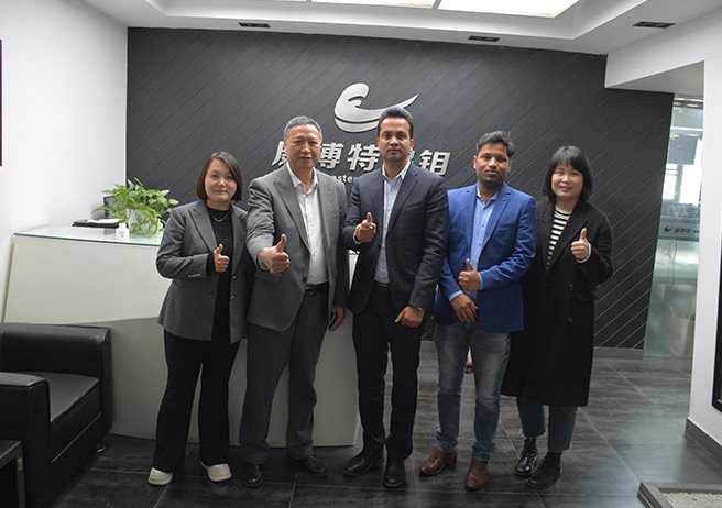 Indian Client Delegation Visits Combat, Signs Procurement Agreement for Molybdenum Bars and Tungsten Alloy Products