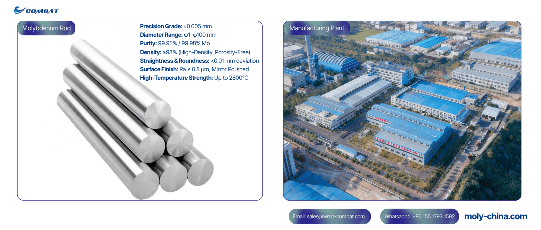 Industrial-Grade Molybdenum Rod Manufacturer