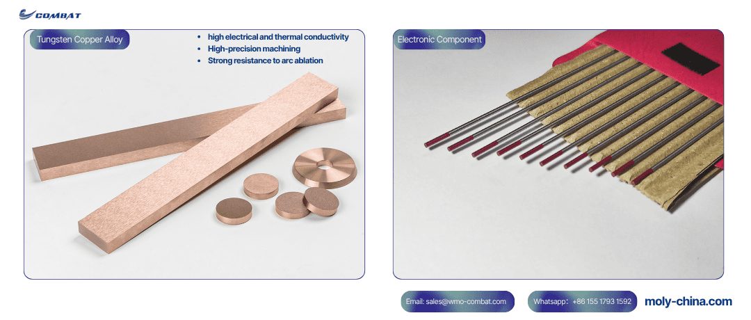 Tungsten copper alloy in advanced electrical industry