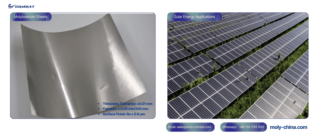 Thin Molybdenum Plate used in solar energy