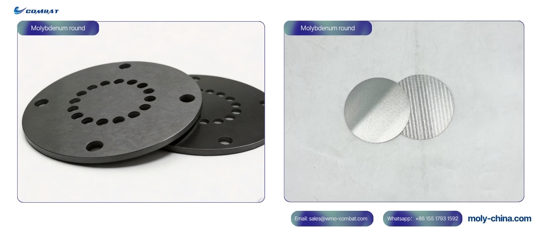 High Purity Molybdenum Disc and Molybdenum Round