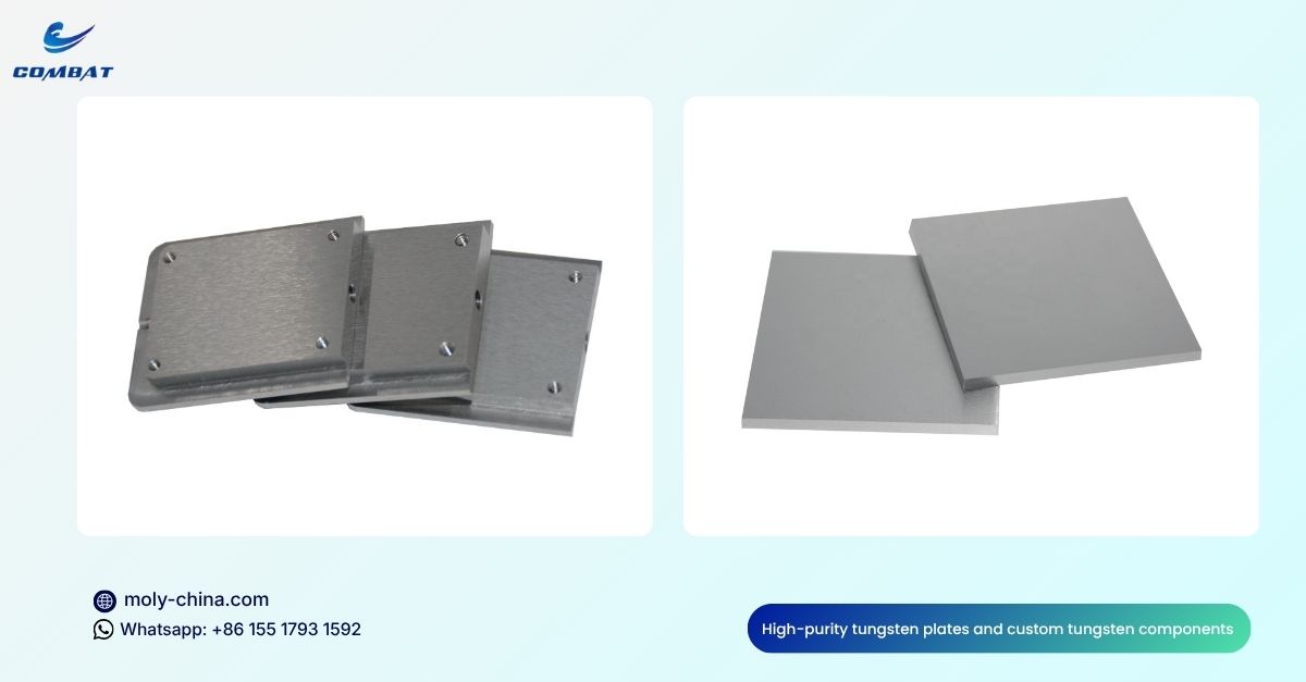 High-purity tungsten plates and custom tungsten components